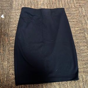 Navy business skirt